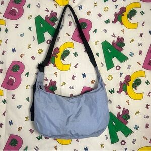 BAGGU Medium Crescent Bag Serenity Blue UO Exclusive